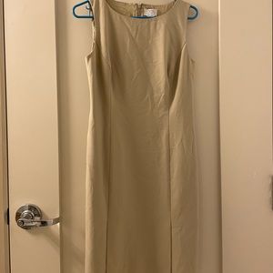 Ann Taylor Loft Tan Dress
